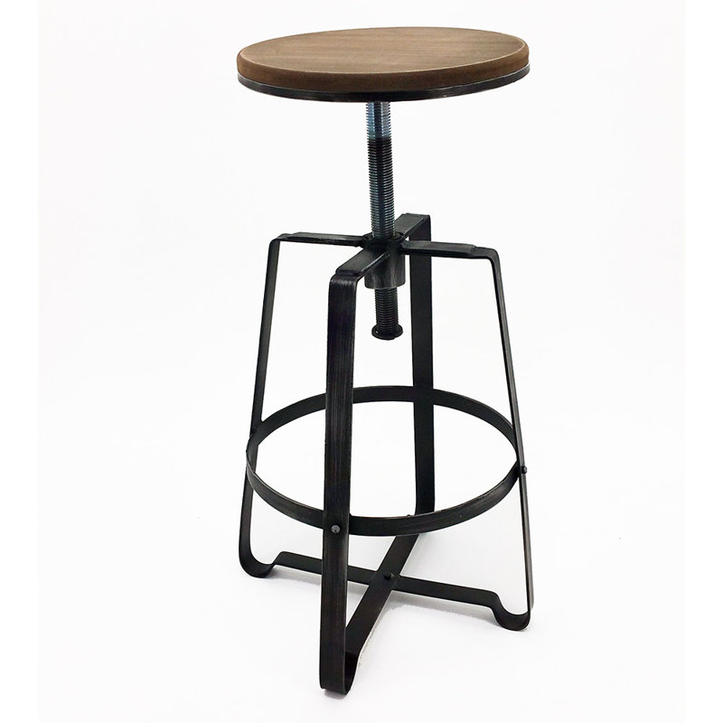 Vandue Corporation Turner Adjustable Height Bar Stool & Reviews Wayfair